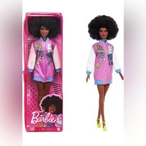 Barbie Fashionistas Doll #156 with Afro & Blue Lipstick